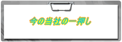 今の当社の一押し